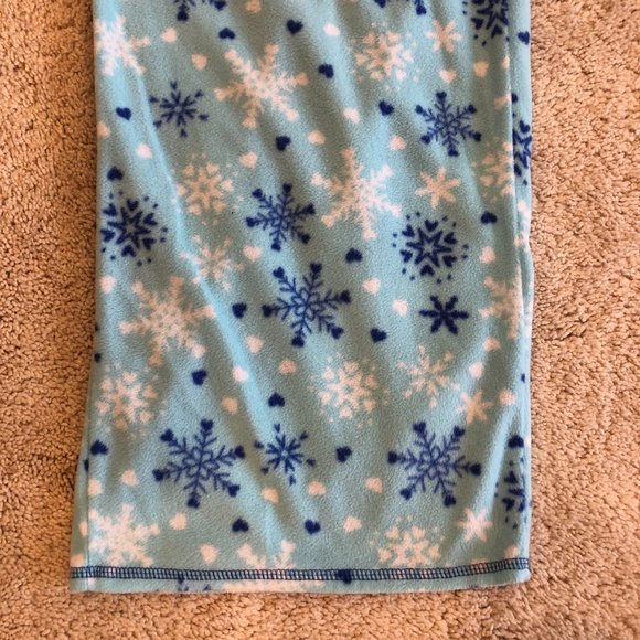 Women's Jenni Intimates Flannel Soft Comfortable Snowflake PJ Bottoms Pants - Picture 4 of 9